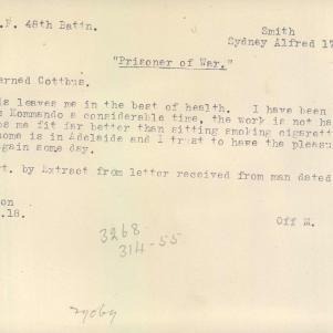 Soldier packet page