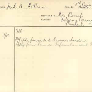 Soldier packet page