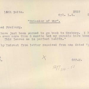 Soldier packet page