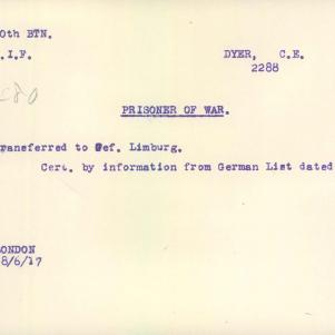 Soldier packet page