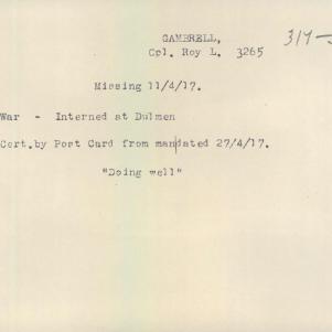 Soldier packet page