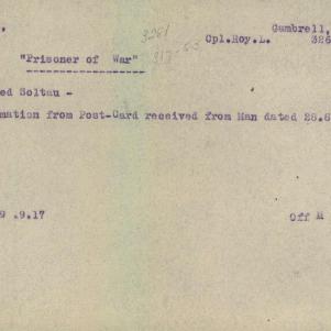 Soldier packet page