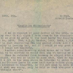 Soldier packet page