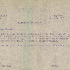 Soldier packet page