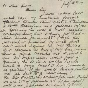 Soldier packet page