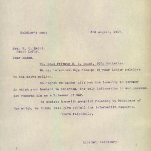 Soldier packet page