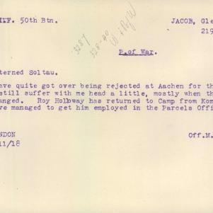 Soldier packet page