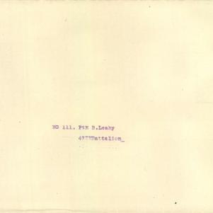 Soldier packet page