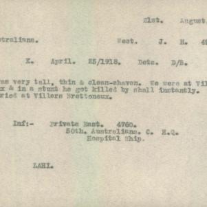 Soldier packet page