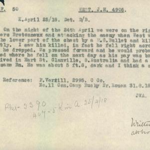 Soldier packet page