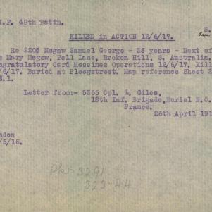Soldier packet page