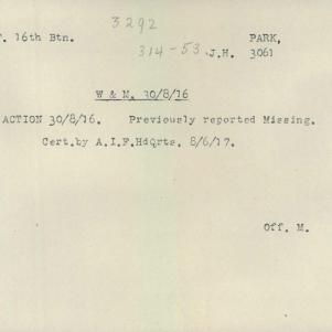 Soldier packet page
