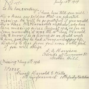Soldier packet page