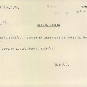 Soldier packet page