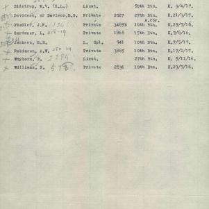 Soldier packet page