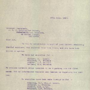 Soldier packet page