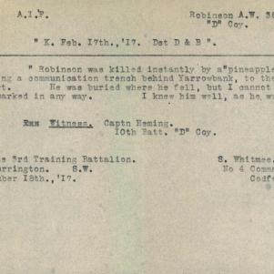 Soldier packet page