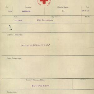 Soldier packet page