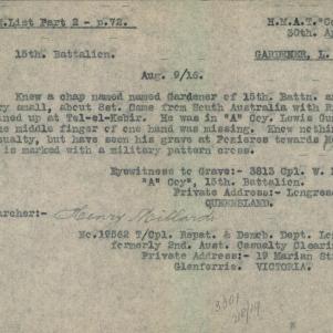 Soldier packet page