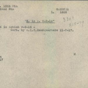 Soldier packet page