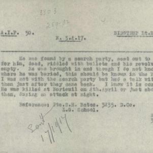 Soldier packet page