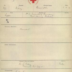 Soldier packet page