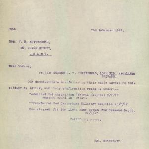 Soldier packet page