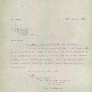 Soldier packet page