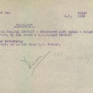 Soldier packet page