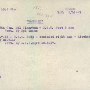 Soldier packet page