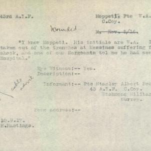 Soldier packet page