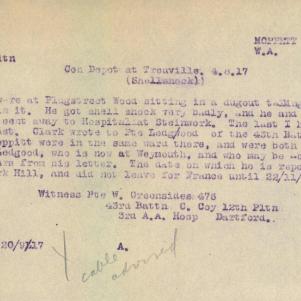 Soldier packet page