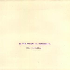 Soldier packet page