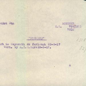 Soldier packet page