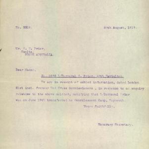 Soldier packet page