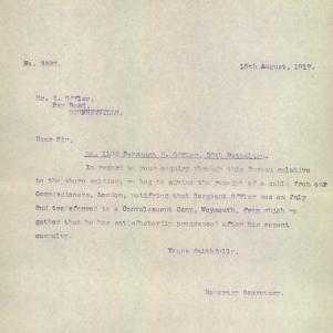 Soldier packet page
