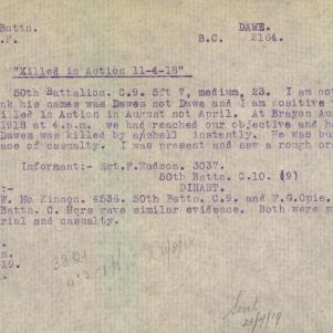 Soldier packet page