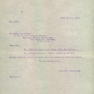 Soldier packet page