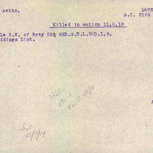 Soldier packet page