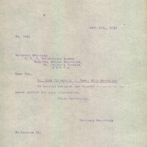 Soldier packet page