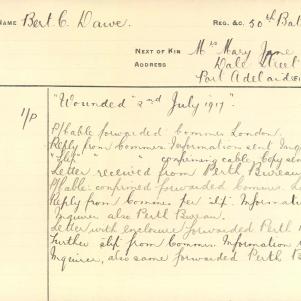 Soldier packet page