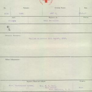 Soldier packet page