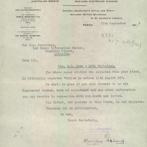 Soldier packet page