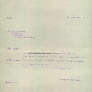 Soldier packet page
