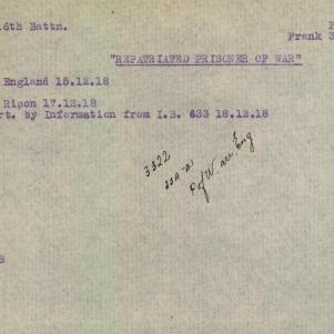 Soldier packet page