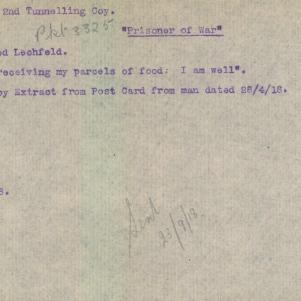 Soldier packet page