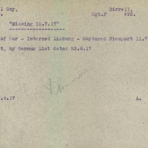Soldier packet page