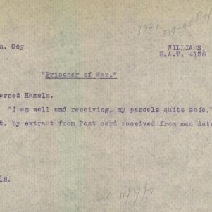 Soldier packet page