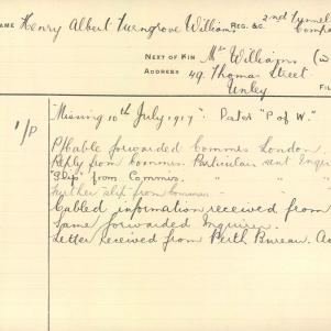 Soldier packet page
