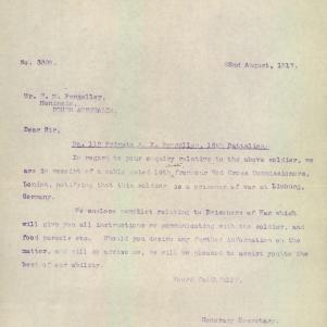 Soldier packet page